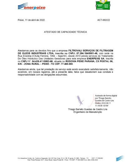 22 04 Enerpeixe 400x516 - Atestados de Capacidade Técnica