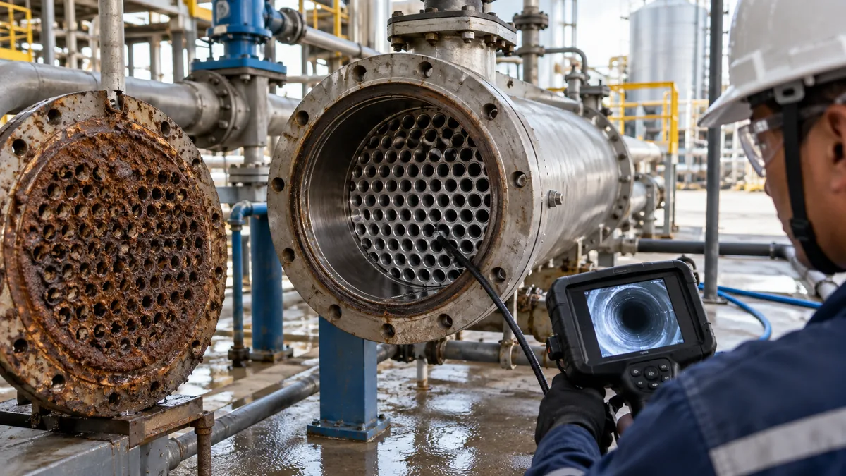 Critério de aceite do hidrojateamento em contexto industrial técnico e realista