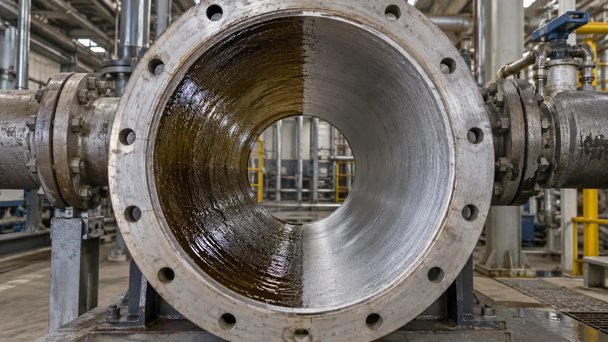 Desengraxe antes da decapagem em contexto industrial técnico e realista