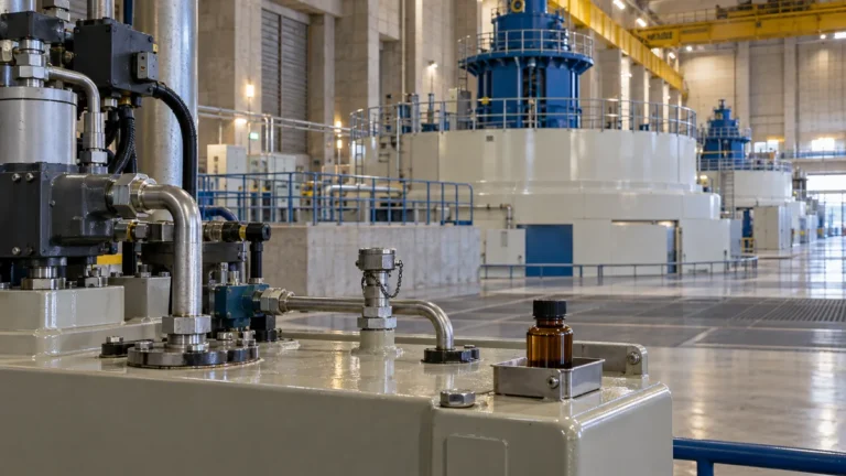 Amostragem de oleo hidraulico no circuito de controle de turbina hidreletrica
