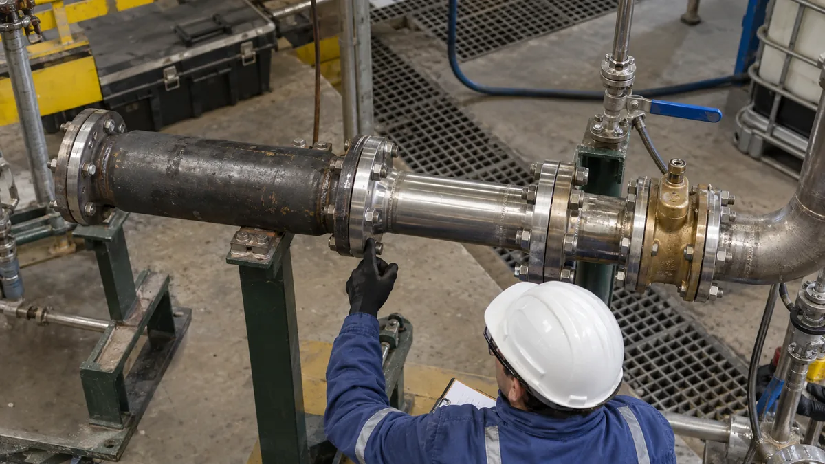 Limpeza química em circuito multimetálico em contexto industrial técnico e realista