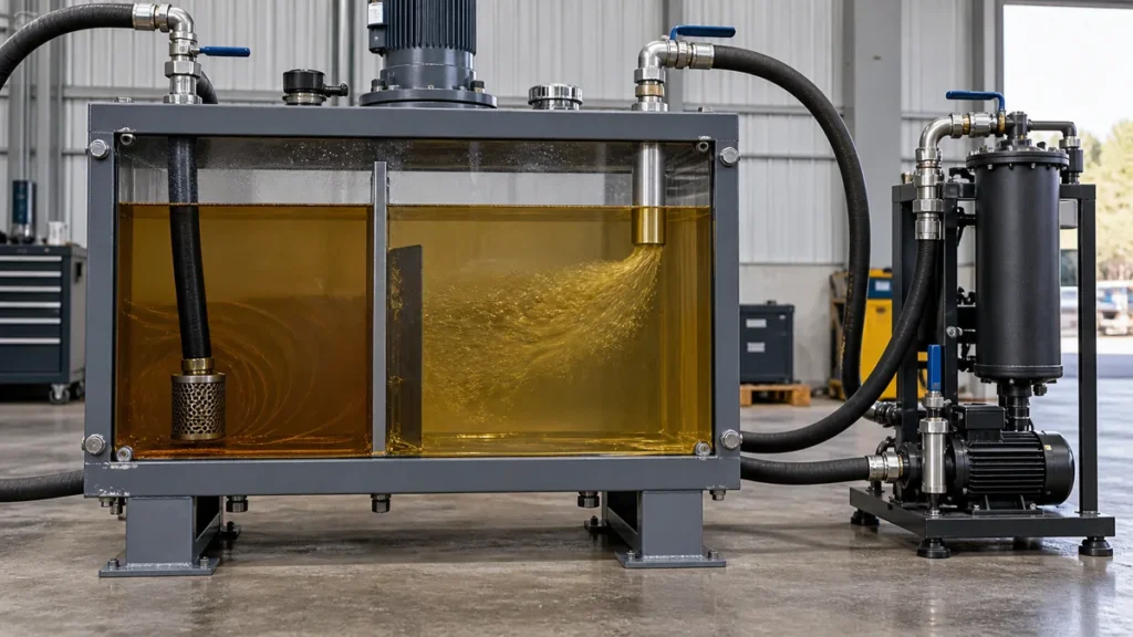 Onde conectar o kidney loop em contexto industrial técnico e realista