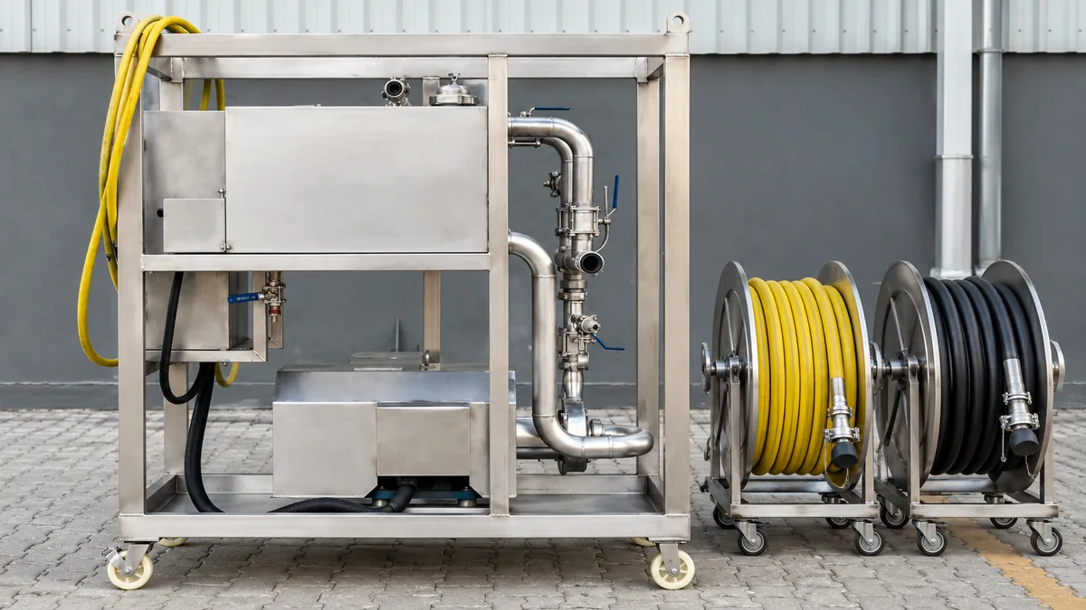 Spools de aço inox preparados para passivação e liberação integrada da linha