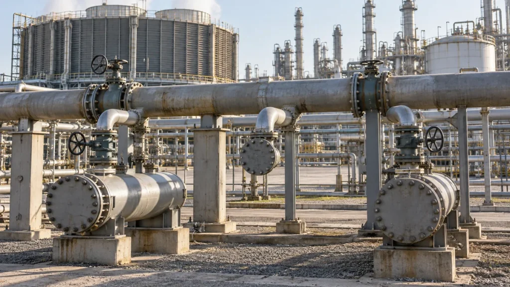 Linhas de resfriamento e trocadores em refinaria para planejamento de limpeza