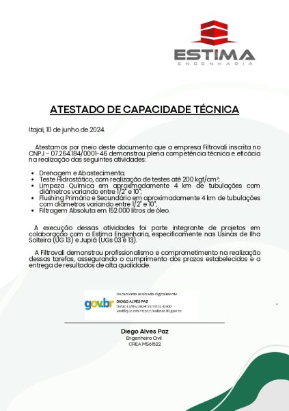 Atestado de Capacidade Tecnica Estima r40d165vwlxvvukri067t283cw8fkpndkc3nuqtu68 - LP Limpeza Química Elementor